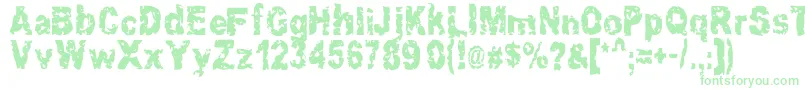 Hacknslash Font – Green Fonts