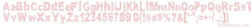 More about Hacknslash Font Hacknslash Font – Pink Fonts on White Background