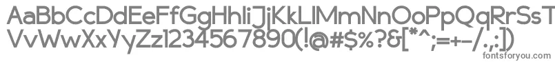 Шрифт Compassbold – серые шрифты на белом фоне