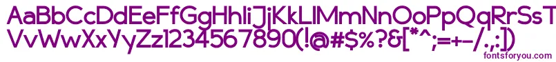Шрифт Compassbold – фиолетовые шрифты на белом фоне