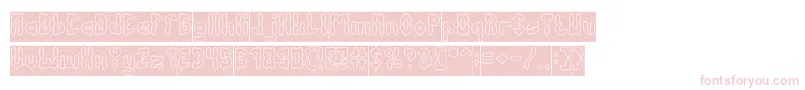 AntiqueRetroHollowInverse Font – Pink Fonts