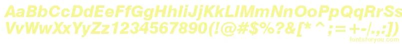 Swiss721HeavyItalicBt Font – Yellow Fonts