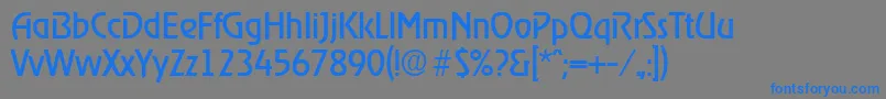 More about RagtimeRegular Font RagtimeRegular Font – Blue Fonts on Gray Background