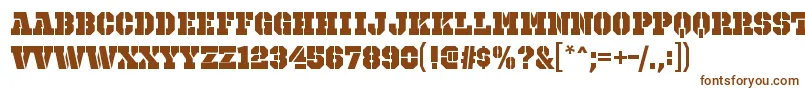 OctinprisonblRegular Font – Brown Fonts