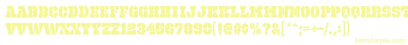 OctinprisonblRegular Font – Yellow Fonts