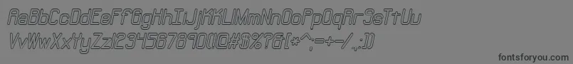 Neuralol Font – Black Fonts on Gray Background