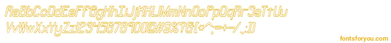 Шрифт Neuralol – оранжевые шрифты