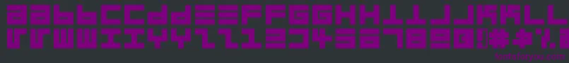 EppsEvansBlack Font – Purple Fonts on Black Background