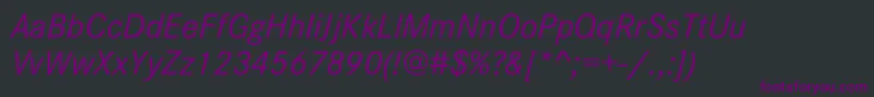Lisätietoja CorporateSW10Italic-fontista CorporateSW10Italic-fontti – violetit fontit mustalla taustalla