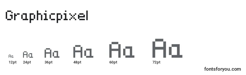 Размеры шрифта Graphicpixel
