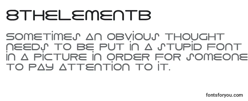 フォント8thelementb