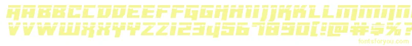 Dangerbotexpandlaser-fontti – keltaiset fontit