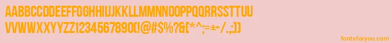 Más sobre la fuente AaBebasneue fuente AaBebasneue – Fuentes Naranjas Sobre Fondo Rosa