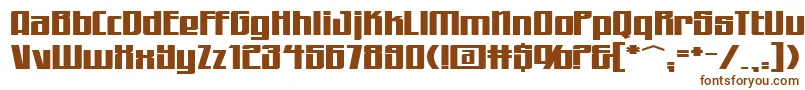 Шрифт WorkingmanExtended – коричневые шрифты