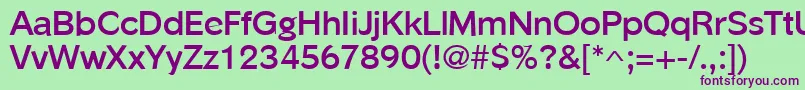 PhinsterBold Font – Purple Fonts on Green Background
