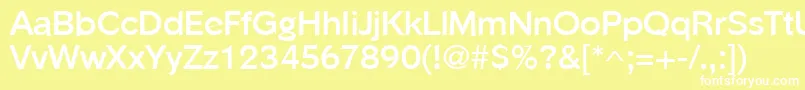 More about PhinsterBold Font PhinsterBold Font – White Fonts on Yellow Background