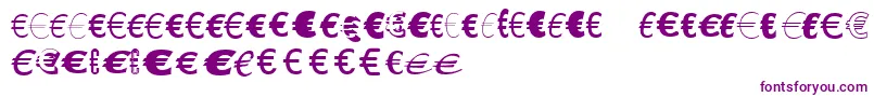 Więcej informacji o czcionce LinotypeEurofontGToP Czcionka LinotypeEurofontGToP – fioletowe czcionki