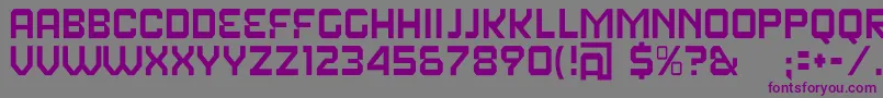 FearFactorText Font – Purple Fonts on Gray Background