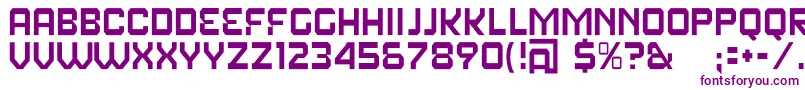 FearFactorText-Schriftart – Violette Schriften auf weißem Hintergrund