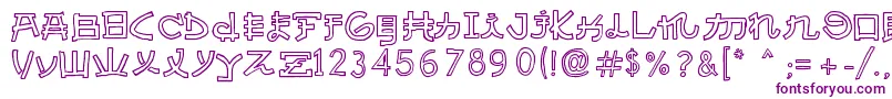 AlmostJapaneseCartoon Font – Purple Fonts