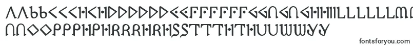 Шрифт PresleyPressBold – валлийские шрифты