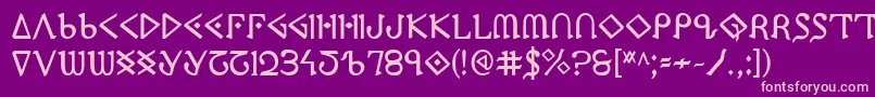 fuente PresleyPressBold – Fuentes Rosadas Sobre Fondo Morado