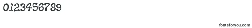Thickhead-Schriftart – Schriften für Zahlen und Nummern
