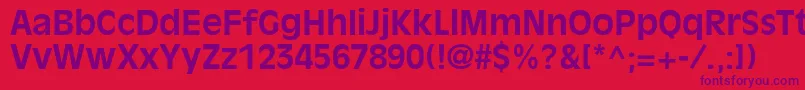 AntiqueolivestdBold Font – Purple Fonts on Red Background