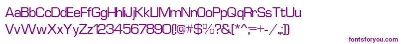 Euros3 Font – Purple Fonts on White Background