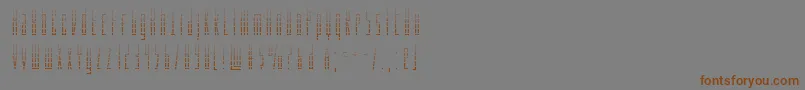 Phantacongrad Font – Brown Fonts on Gray Background