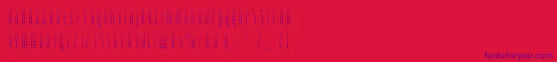 Phantacongrad Font – Purple Fonts on Red Background