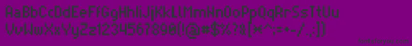 Blrrpixs016 Font – Black Fonts on Purple Background