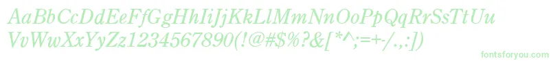 CenturyOldStyleItalic Font – Green Fonts
