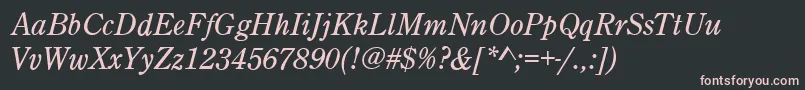 Más sobre la fuente CenturyOldStyleItalic fuente CenturyOldStyleItalic – Fuentes Rosadas Sobre Fondo Negro