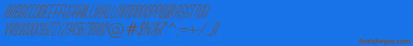 Подробнее о шрифте AHuxleyItalic Шрифт AHuxleyItalic – коричневые шрифты на синем фоне