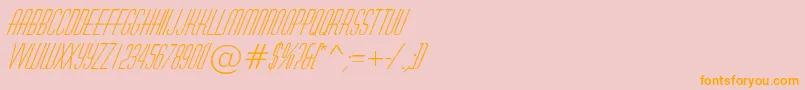 fuente AHuxleyItalic – Fuentes Naranjas Sobre Fondo Rosa