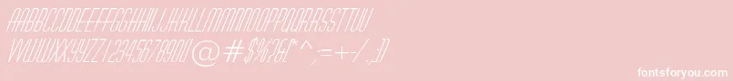 Saiba mais sobre a fonte AHuxleyItalic Fonte AHuxleyItalic – fontes brancas em um fundo rosa