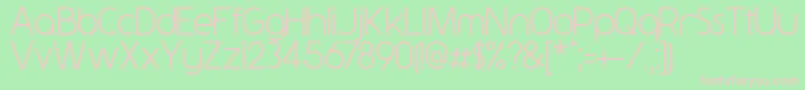 Y2kNeophyte Font – Pink Fonts on Green Background