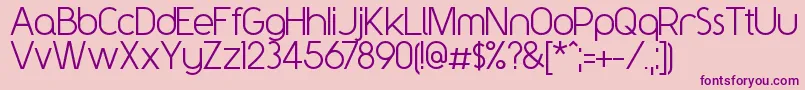 Y2kNeophyte Font – Purple Fonts on Pink Background