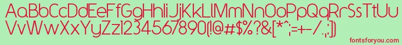 Y2kNeophyte Font – Red Fonts on Green Background