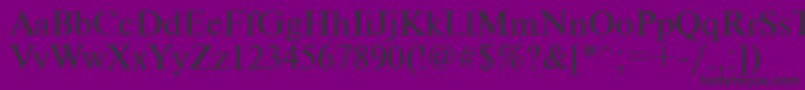 Ukrainiantimeset Font – Black Fonts on Purple Background