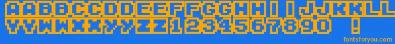 Más sobre la fuente M04FatalFury fuente M04FatalFury – Fuentes Naranjas Sobre Fondo Azul