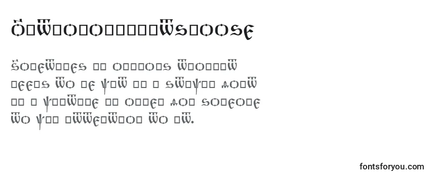 OrthodoxDigitsLoose Font