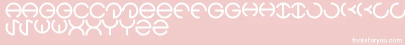 HeatherThomas Font – White Fonts on Pink Background