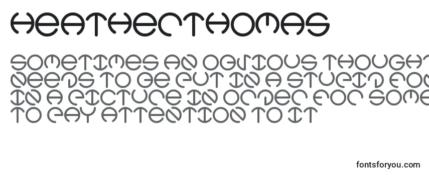 HeatherThomas-fontti