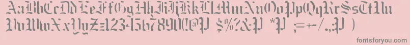 Подробнее о шрифте NakedMonk Шрифт NakedMonk – серые шрифты на розовом фоне