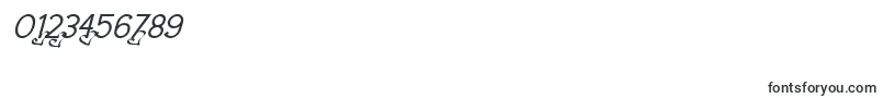 fuente DreamLoveValentineItalic – Fuentes para números