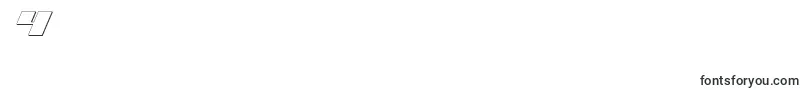 NoloContendreShadowItalic Font – Fonts for Digit 4
