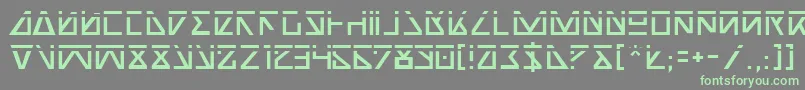 Weitere Informationen zur NickTurboLaser-Schriftart NickTurboLaser-Schriftart – Grüne Schriften auf grauem Hintergrund