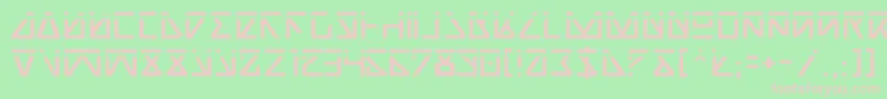 NickTurboLaser Font – Pink Fonts on Green Background